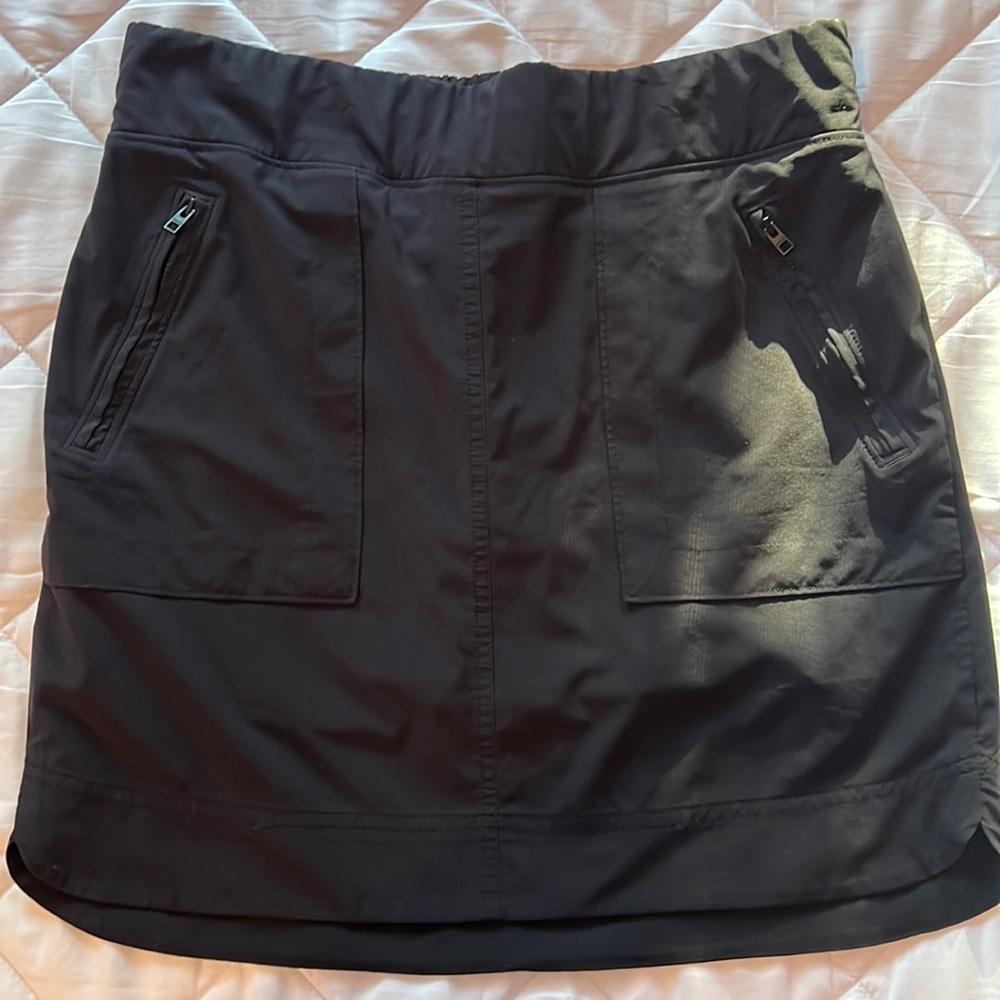 Athleta Stretch Skort Black size 8 Tall